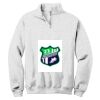 NuBlend ® 1/4 Zip Cadet Collar Sweatshirt Thumbnail