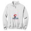 NuBlend ® 1/4 Zip Cadet Collar Sweatshirt Thumbnail