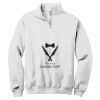 NuBlend ® 1/4 Zip Cadet Collar Sweatshirt Thumbnail