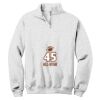 NuBlend ® 1/4 Zip Cadet Collar Sweatshirt Thumbnail