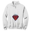 NuBlend ® 1/4 Zip Cadet Collar Sweatshirt Thumbnail