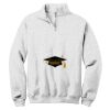 NuBlend ® 1/4 Zip Cadet Collar Sweatshirt Thumbnail