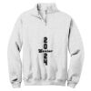 NuBlend ® 1/4 Zip Cadet Collar Sweatshirt Thumbnail