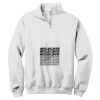 NuBlend ® 1/4 Zip Cadet Collar Sweatshirt Thumbnail