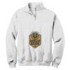NuBlend ® 1/4 Zip Cadet Collar Sweatshirt Thumbnail