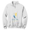 NuBlend ® 1/4 Zip Cadet Collar Sweatshirt Thumbnail