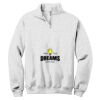 NuBlend ® 1/4 Zip Cadet Collar Sweatshirt Thumbnail
