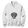 NuBlend ® 1/4 Zip Cadet Collar Sweatshirt Thumbnail