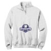NuBlend ® 1/4 Zip Cadet Collar Sweatshirt Thumbnail