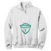 NuBlend ® 1/4 Zip Cadet Collar Sweatshirt Thumbnail