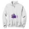 NuBlend ® 1/4 Zip Cadet Collar Sweatshirt Thumbnail