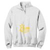 NuBlend ® 1/4 Zip Cadet Collar Sweatshirt Thumbnail