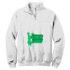 NuBlend ® 1/4 Zip Cadet Collar Sweatshirt Thumbnail