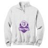 NuBlend ® 1/4 Zip Cadet Collar Sweatshirt Thumbnail