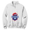 NuBlend ® 1/4 Zip Cadet Collar Sweatshirt Thumbnail