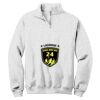 NuBlend ® 1/4 Zip Cadet Collar Sweatshirt Thumbnail