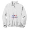 NuBlend ® 1/4 Zip Cadet Collar Sweatshirt Thumbnail