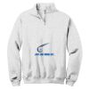 NuBlend ® 1/4 Zip Cadet Collar Sweatshirt Thumbnail
