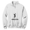NuBlend ® 1/4 Zip Cadet Collar Sweatshirt Thumbnail