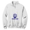 NuBlend ® 1/4 Zip Cadet Collar Sweatshirt Thumbnail