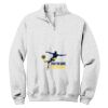 NuBlend ® 1/4 Zip Cadet Collar Sweatshirt Thumbnail