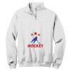 NuBlend ® 1/4 Zip Cadet Collar Sweatshirt Thumbnail