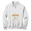 NuBlend ® 1/4 Zip Cadet Collar Sweatshirt Thumbnail