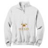NuBlend ® 1/4 Zip Cadet Collar Sweatshirt Thumbnail