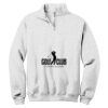 NuBlend ® 1/4 Zip Cadet Collar Sweatshirt Thumbnail