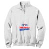 NuBlend ® 1/4 Zip Cadet Collar Sweatshirt Thumbnail