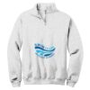 NuBlend ® 1/4 Zip Cadet Collar Sweatshirt Thumbnail
