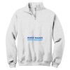 NuBlend ® 1/4 Zip Cadet Collar Sweatshirt Thumbnail