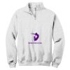 NuBlend ® 1/4 Zip Cadet Collar Sweatshirt Thumbnail