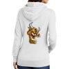 Ladies Core Fleece Pullover Hooded Sweatshirt Thumbnail