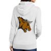 Ladies Core Fleece Pullover Hooded Sweatshirt Thumbnail