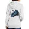 Ladies Core Fleece Pullover Hooded Sweatshirt Thumbnail