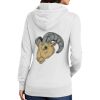 Ladies Core Fleece Pullover Hooded Sweatshirt Thumbnail