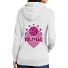 Ladies Core Fleece Pullover Hooded Sweatshirt Thumbnail