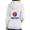 Ladies Core Fleece Pullover Hooded Sweatshirt Thumbnail