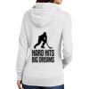 Ladies Core Fleece Pullover Hooded Sweatshirt Thumbnail