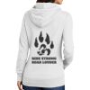 Ladies Core Fleece Pullover Hooded Sweatshirt Thumbnail